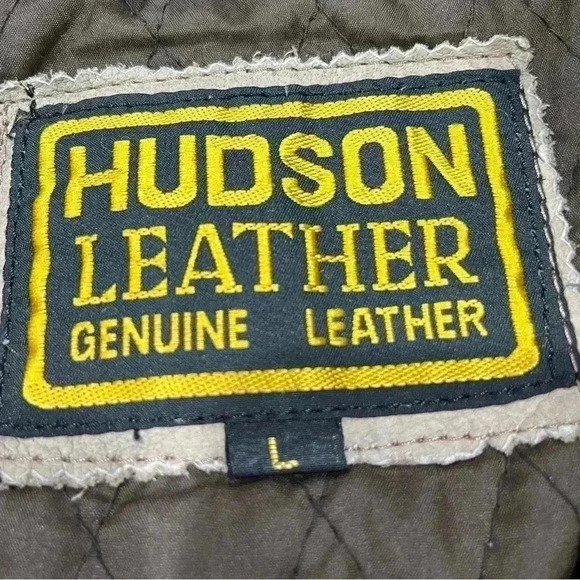 Hudson leather riding jacket vintage 80s-90’s style tan - Picture 7 of 7